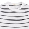 Levis Camiseta Favorite Rayas Blanca y Negra White Black Mujer