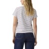 Levis Camiseta Favorite Rayas Blanca y Negra White Black Mujer