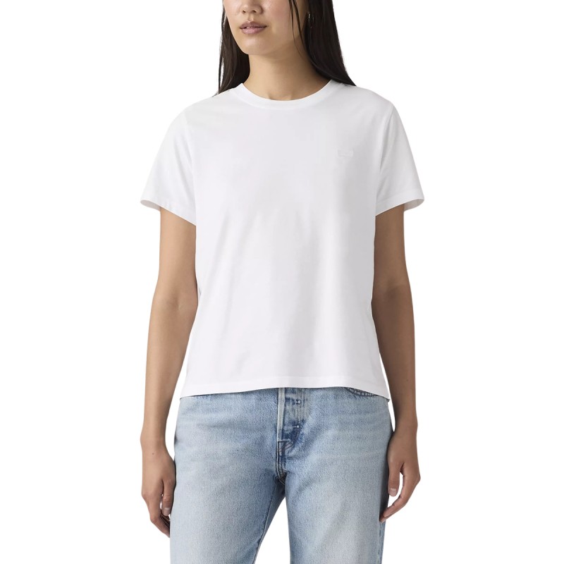 Levis Camiseta Favorite Blanca White Mujer
