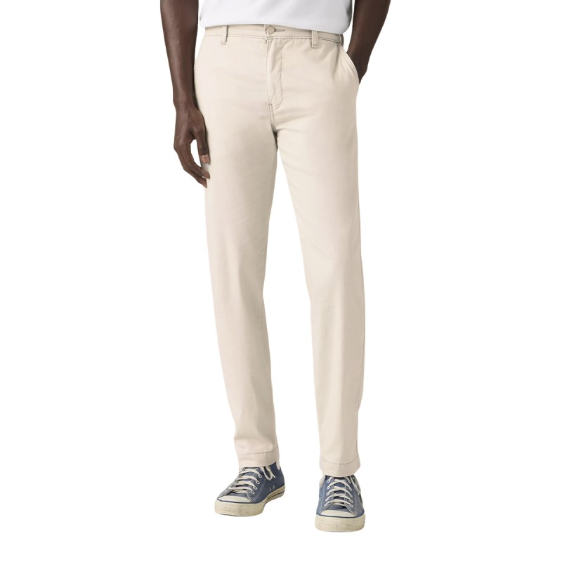 Levis Pantalón Largo Chino Standard Taper II Blanco Moonstruck Cotton Linen Twill Hombre