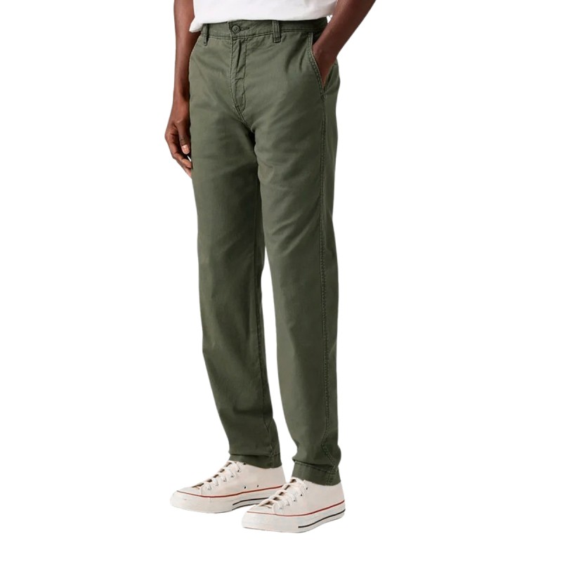 Levis Pantalón Largo Chino Standard Taper II Verde Kambaba Cotton Linen TwillHombre