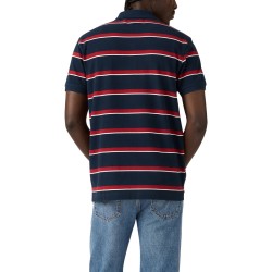 Levis Polo Housemark A Rayas Rojo Azul Oscuro Hombre