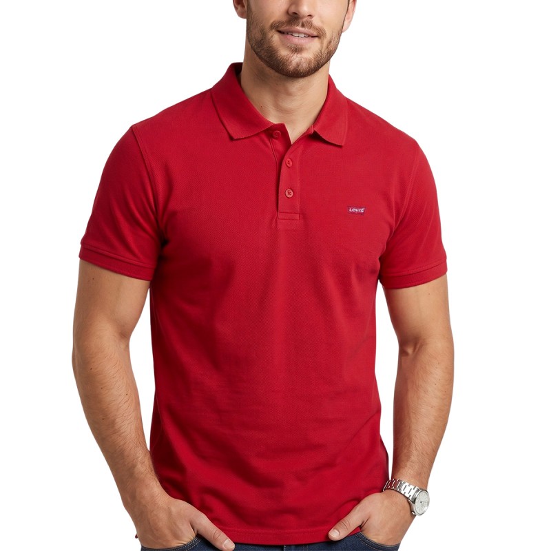 Levis Polo Housemark Rojo Hombre