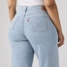 Levis Pantalón Vaquero Jeans 318 Shaping Wide Azul Claro Glass of Water Mujer