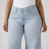 Levis Pantalón Vaquero Jeans 318 Shaping Wide Azul Claro Glass of Water Mujer