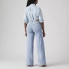 Levis Pantalón Vaquero Jeans 318 Shaping Wide Azul Claro Glass of Water Mujer