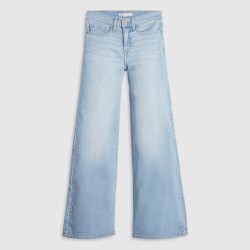 Levis Pantalón Vaquero Jeans 318 Shaping Wide Azul Claro Glass of Water Mujer