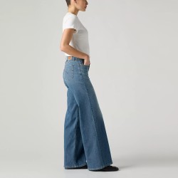 Levis Pantalón Vaquero Jeans 318 Shaping Wide Azul Cool Satisfaction Mujer