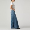 Levis Pantalón Vaquero Jeans 318 Shaping Wide Azul Cool Satisfaction Mujer