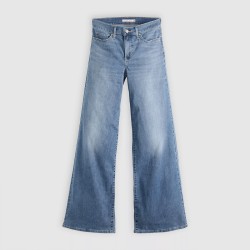 Levis Pantalón Vaquero Jeans 318 Shaping Wide Azul Cool Satisfaction Mujer