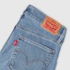 Levis Pantalón Vaquero Jeans 318 Shaping Wide Azul Cool Satisfaction Mujer