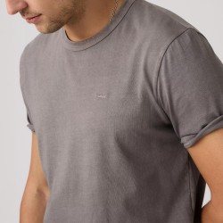 Levis Camiseta Original Gris Garment Dye Smoked Pearl Hombre
