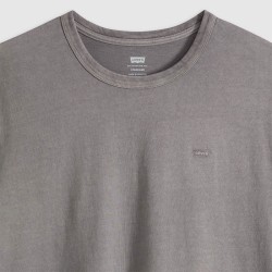 Levis Camiseta Original Gris Garment Dye Smoked Pearl Hombre