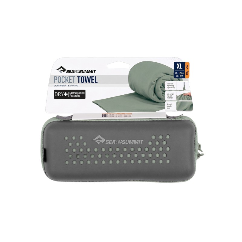 Sea To Summit Toalla Pocket XL Verde Green