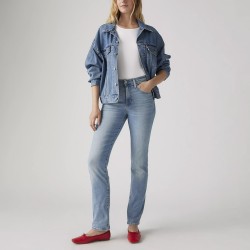 Levis Pantalón Vaquero Jeans 724 High Rise Azul Medium Stretch Mujer