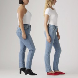 Levis Pantalón Vaquero Jeans 724 High Rise Azul Medium Stretch Mujer