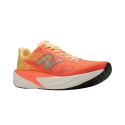 New Balance Zapatilla Running Fuelcell Rebel v5 Naranja Tangerine Heat Hombre