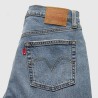 Levis Pantalón Vaquero Jeans 501 Crop Lightweight Azul Low Stretch Mujer