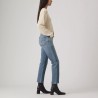 Levis Pantalón Vaquero Jeans 501 Crop Lightweight Azul Low Stretch Mujer