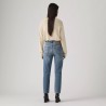 Levis Pantalón Vaquero Jeans 501 Crop Lightweight Azul Low Stretch Mujer