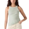 Levis Camiseta Sin Mangas Essential Racer Verde Pale Blue Garment Dye Mujer