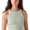 Levis Camiseta Sin Mangas Essential Racer Verde Pale Blue Garment Dye Mujer