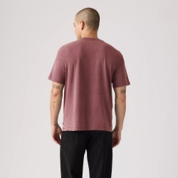 Levis Camiseta Red Tab Vintage Rojo Post Grunge Wash Roan Rouge Hombre