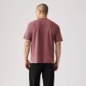 Levis Camiseta Red Tab Vintage Rojo Post Grunge Wash Roan Rouge Hombre