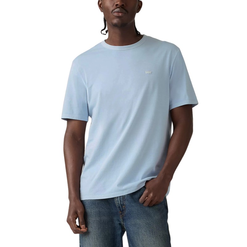 Levis Camiseta Original Azul Garment Dye Niagara Mist Hombre