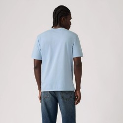 Levis Camiseta Original Azul Garment Dye Niagara Mist Hombre