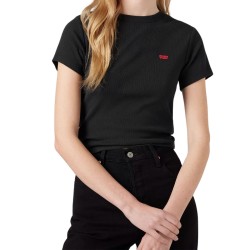 Levis Camiseta Essential Negro Caviar Cotton Mujer