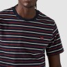 Levis Camiseta SS Original A Rayas Azul Burdeos Blanco Andor Stripe Navy Blazer Hombre