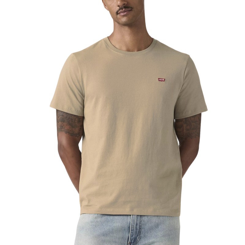 Levis Camiseta Original Beige Hombre