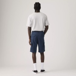 Levis Pantalón Corto Carrier Cargo Azul Dress Blues Lightweight Canvas Hombre