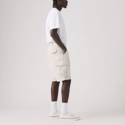 Levis Pantalón Corto Carrier Cargo Blanco Pumice Stone Lightweight Canvas Hombre