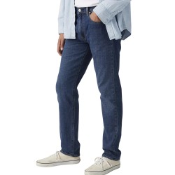 Levis Pantalón Vaquero Jeans 502 Taper Cónico Azul Lavado Oscuro Part The Sea Lightweight Hombre