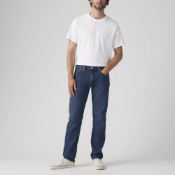 Levis Pantalón Vaquero Jeans 502 Taper Cónico Azul Lavado Oscuro Part The Sea Lightweight Hombre