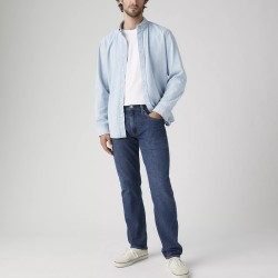 Levis Pantalón Vaquero Jeans 502 Taper Cónico Azul Lavado Oscuro Part The Sea Lightweight Hombre