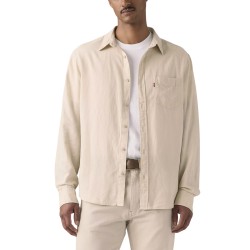 Levis Camisa Sunset 1 Pocket Crema Pumice Stone Cotton Linen Hombre