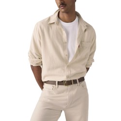 Levis Camisa Sunset 1 Pocket Crema Pumice Stone Cotton Linen Hombre