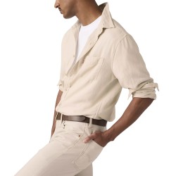 Levis Camisa Sunset 1 Pocket Crema Pumice Stone Cotton Linen Hombre