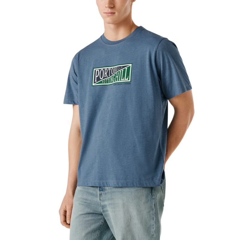 Pepe Jeans Camiseta George Azul Navy Blue Hombre