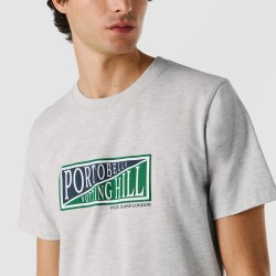 Pepe Jeans Camiseta George Gris Light Grey Marl Hombre