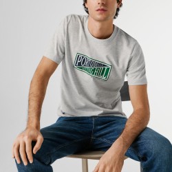 Pepe Jeans Camiseta George Gris Light Grey Marl Hombre
