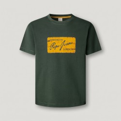 Pepe Jeans Camiseta Suen Verde Olive Green Hombre