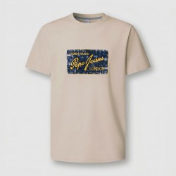 Pepe Jeans Camiseta Suen Beige Malt Beige Hombre