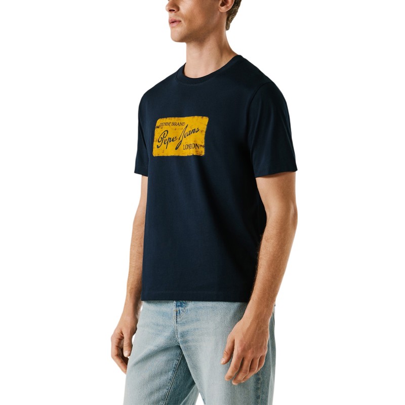 Pepe Jeans Camiseta Suen Azul Oscuro Dulwich Blue Hombre