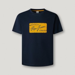 Pepe Jeans Camiseta Suen Azul Oscuro Dulwich Blue Hombre