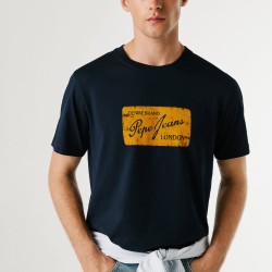 Pepe Jeans Camiseta Suen Azul Oscuro Dulwich Blue Hombre