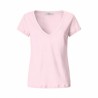 Pepe Jeans Camiseta Megan Rosa Pale Pink Mujer